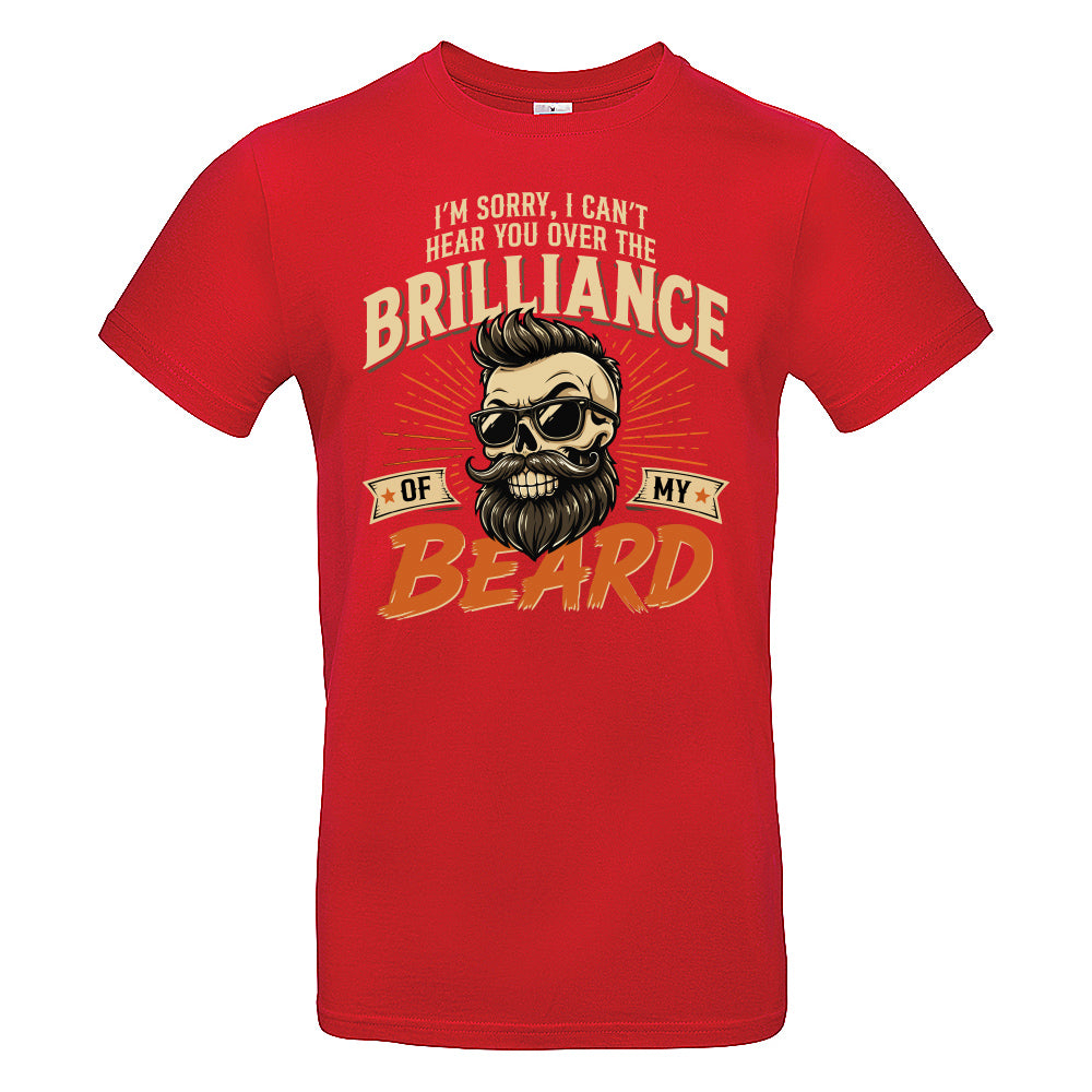 Brilliant Beard Funny Skull T-Shirt