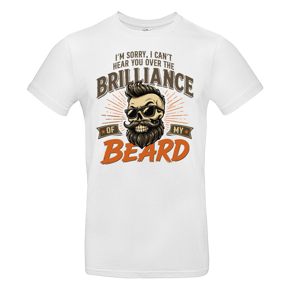 Brilliant Beard Funny Skull T-Shirt