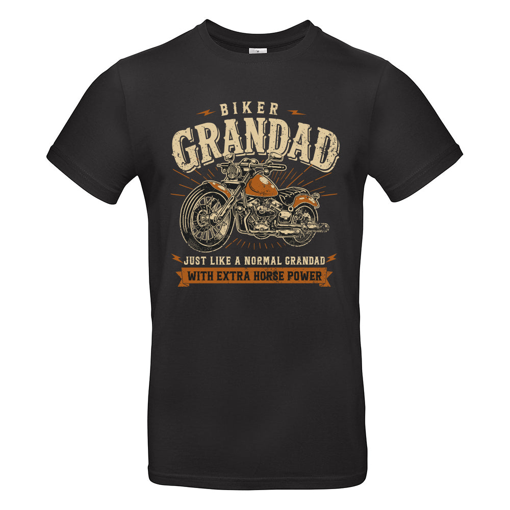 Biker Grandad Motorbike T-Shirt