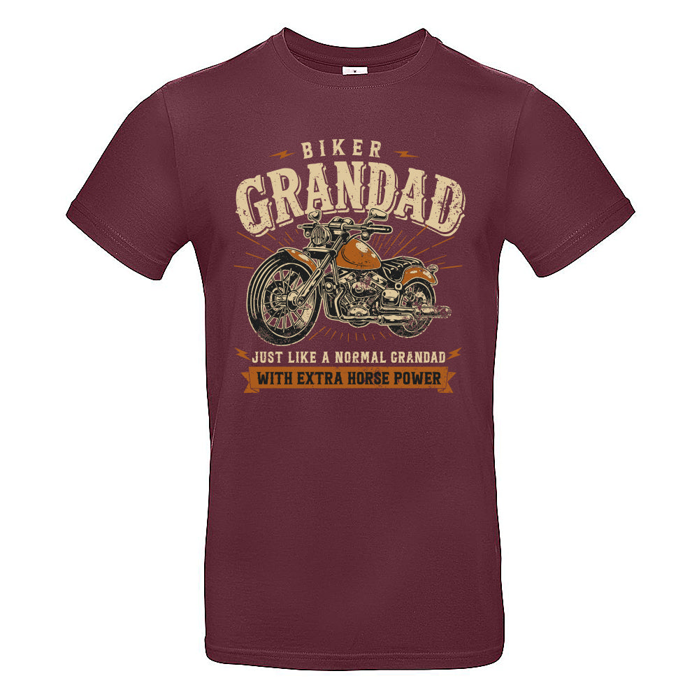 Biker Grandad Motorbike T-Shirt