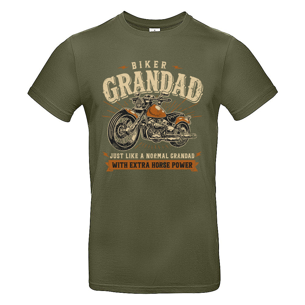 Biker Grandad Motorbike T-Shirt