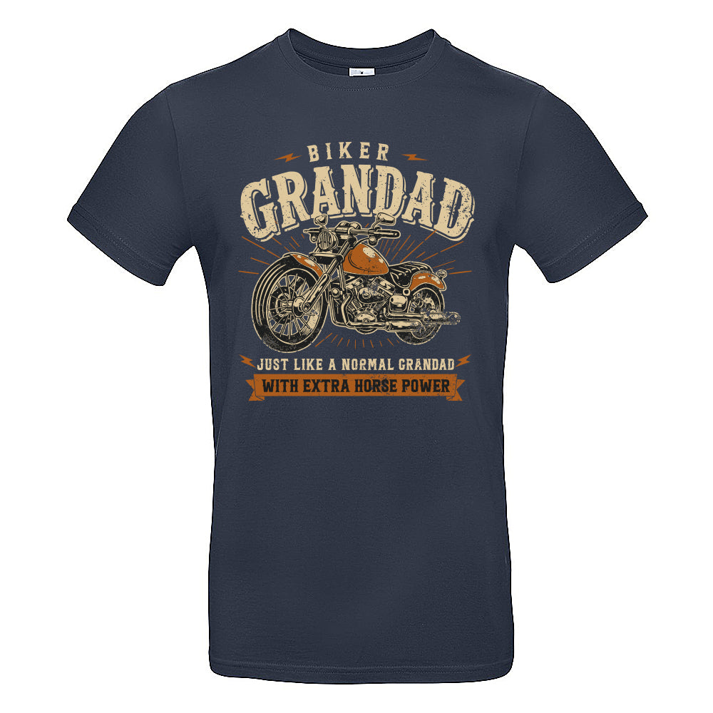Biker Grandad Motorbike T-Shirt