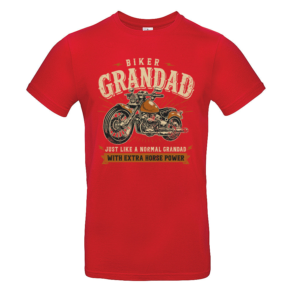 Biker Grandad Motorbike T-Shirt