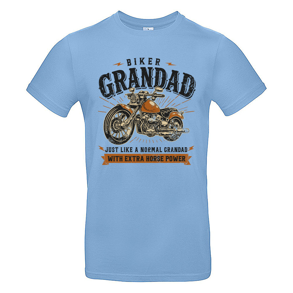 Biker Grandad Motorbike T-Shirt