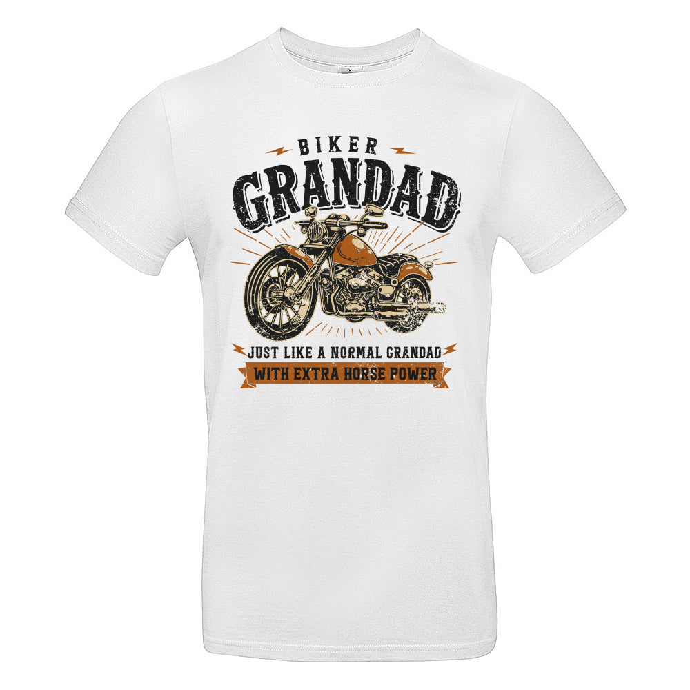 Biker Grandad Motorbike T-Shirt