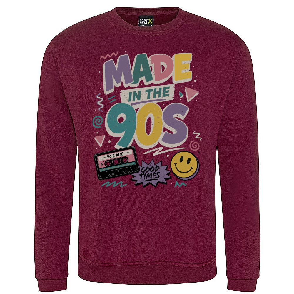 Made In The Nineties Retro Inspired Sweatshirt