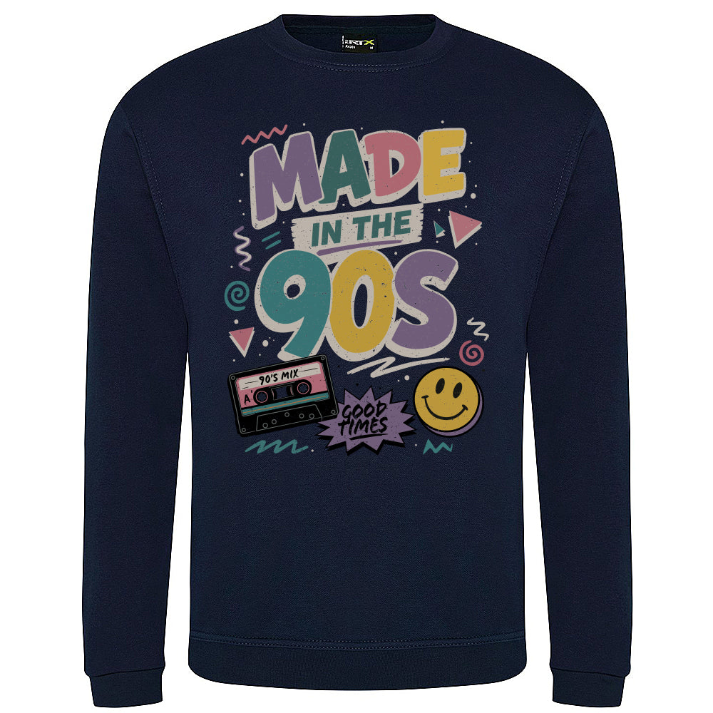 Made In The Nineties Retro Inspired Sweatshirt
