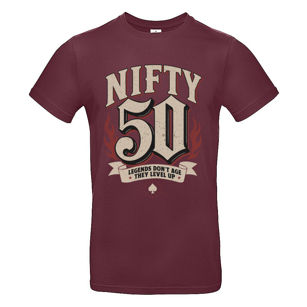 Nifty Fifty Birthday T-Shirt