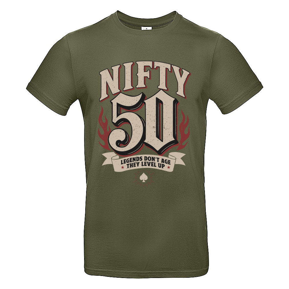 Nifty Fifty Birthday T-Shirt