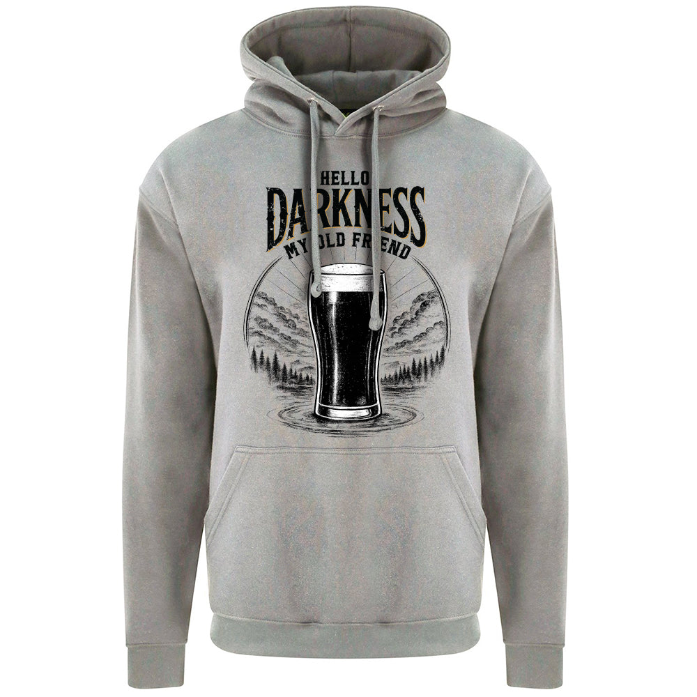 Hello Darkness Funny Stout Hoodie