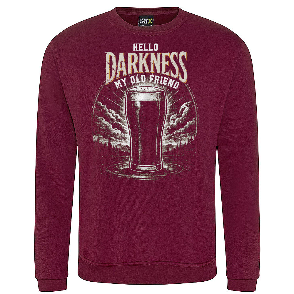 Hello Darkness Funny Stout Sweatshirt