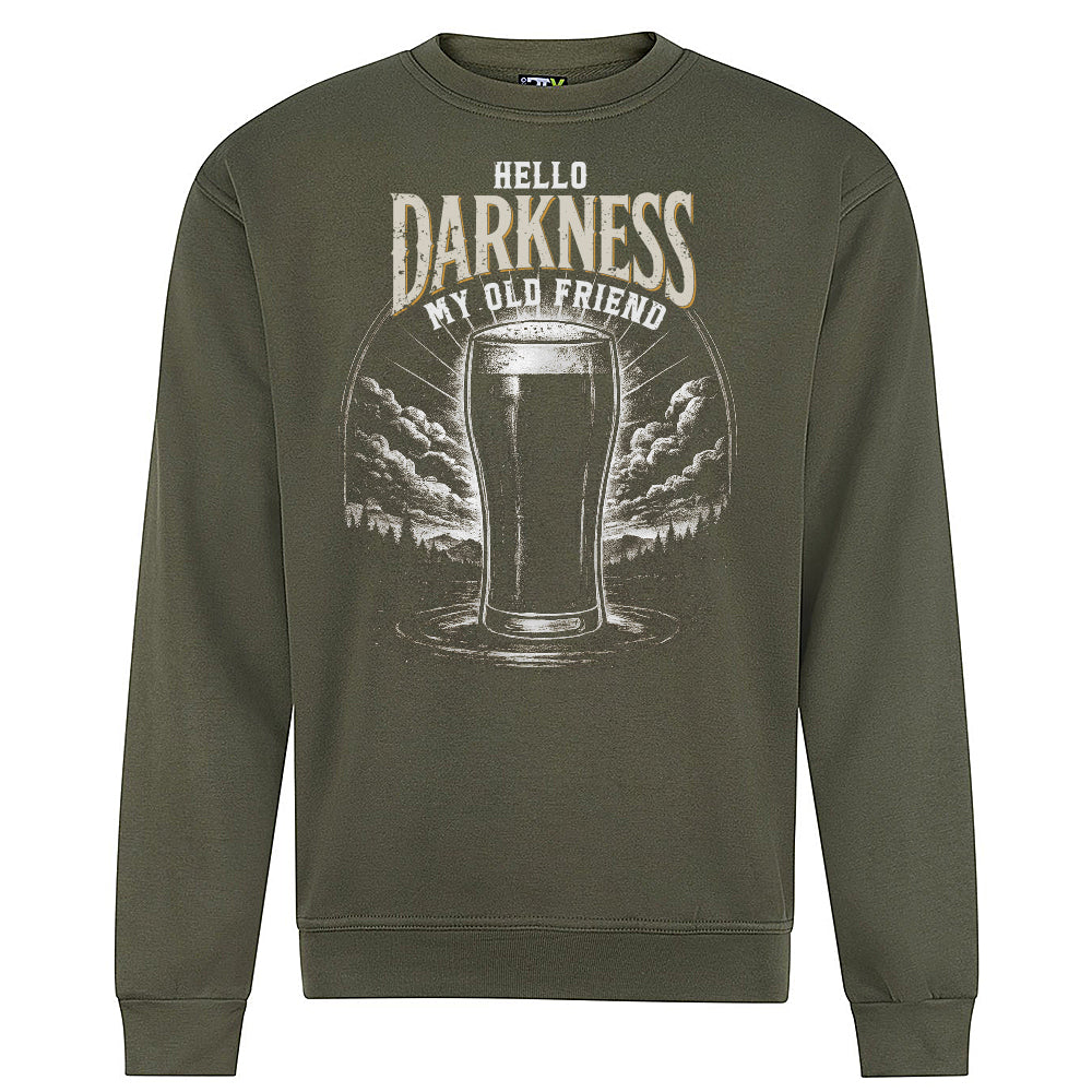 Hello Darkness Funny Stout Sweatshirt
