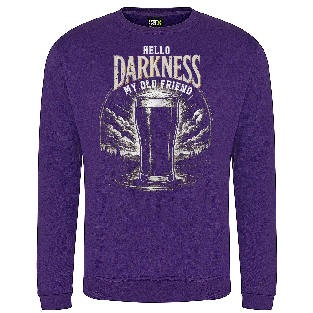 Hello Darkness Funny Stout Sweatshirt