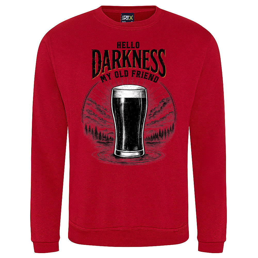 Hello Darkness Funny Stout Sweatshirt