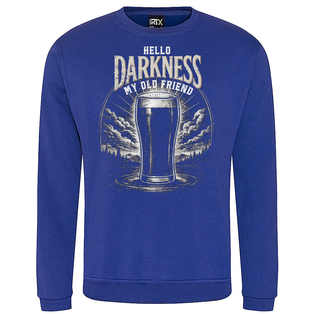 Hello Darkness Funny Stout Sweatshirt