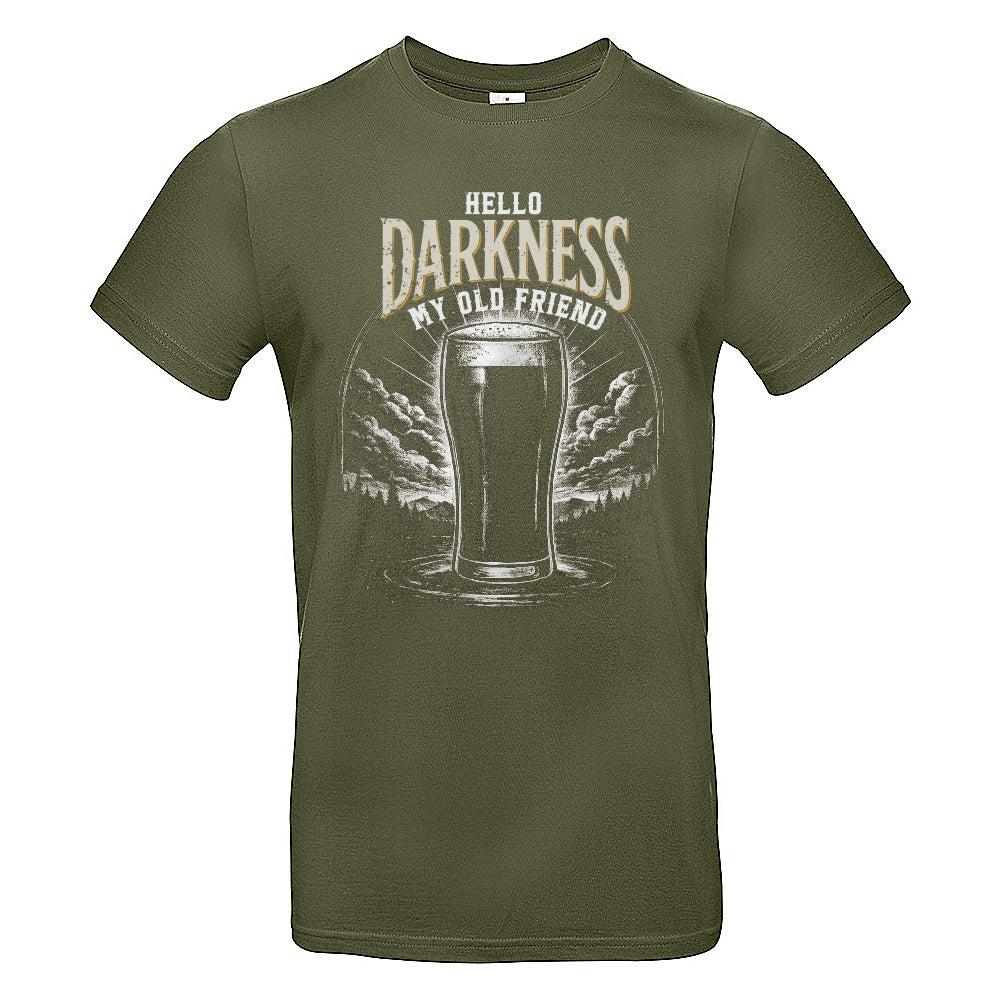 Hello Darkness Funny Stout T-Shirt