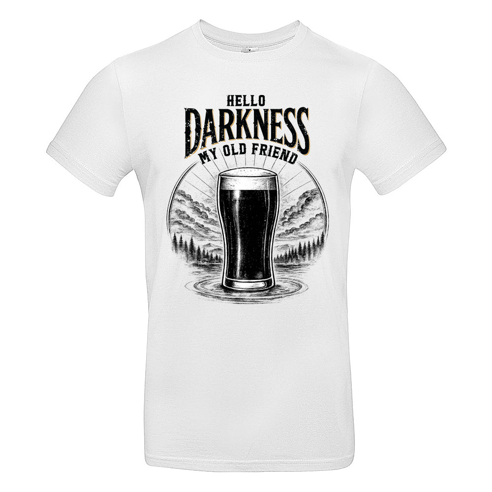 Hello Darkness Funny Stout T-Shirt