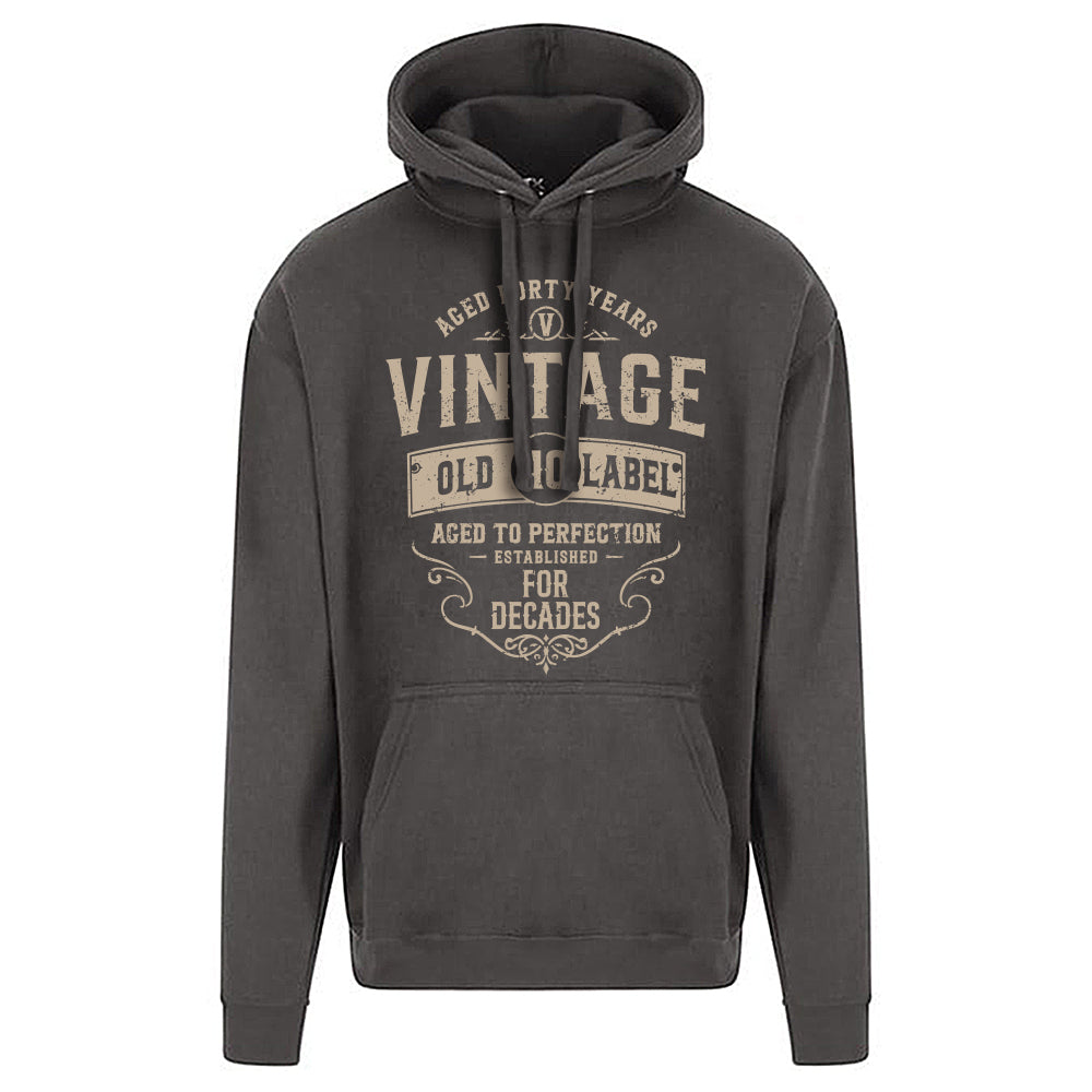 Vintage Forty Funny Birthday Hoodie