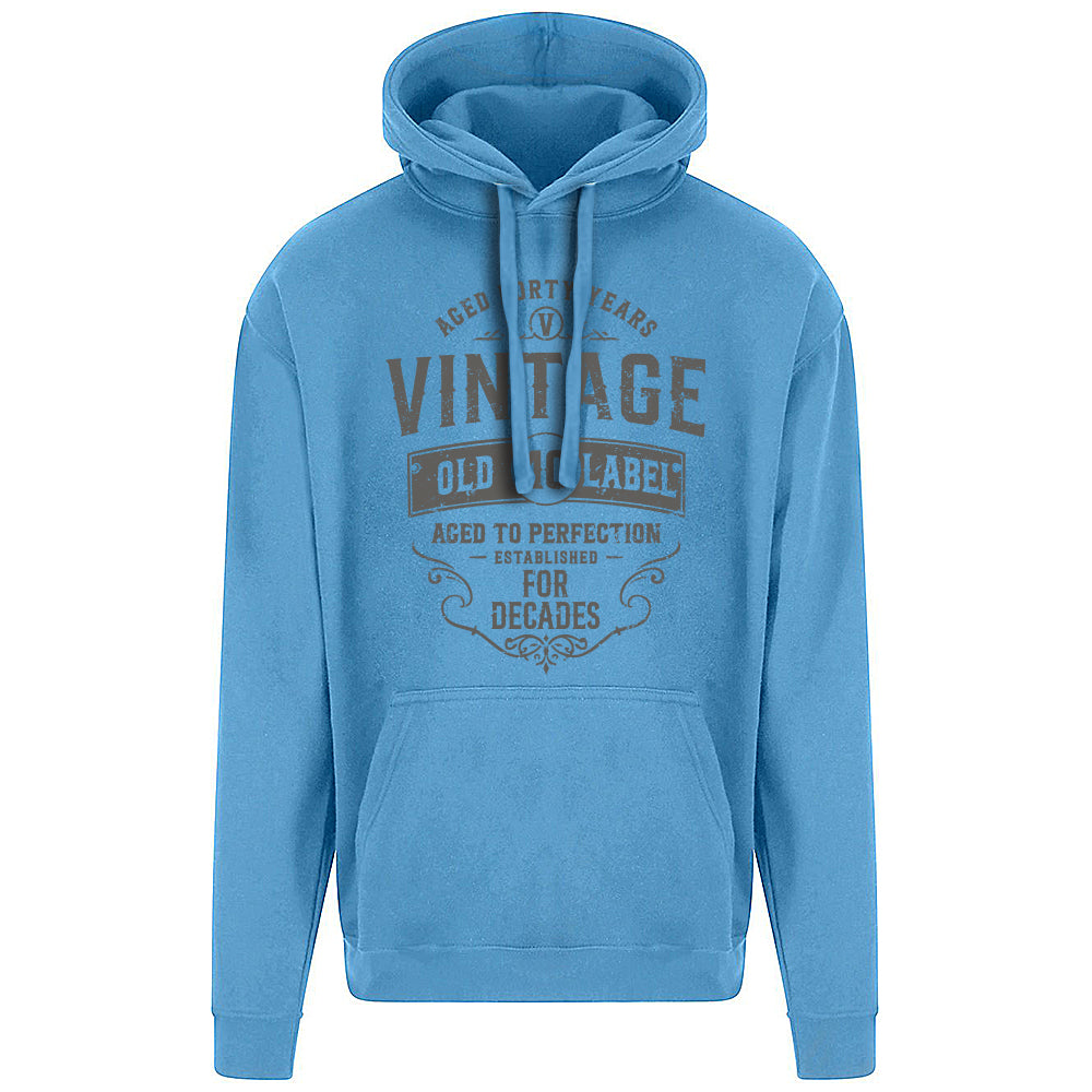 Vintage Forty Funny Birthday Hoodie