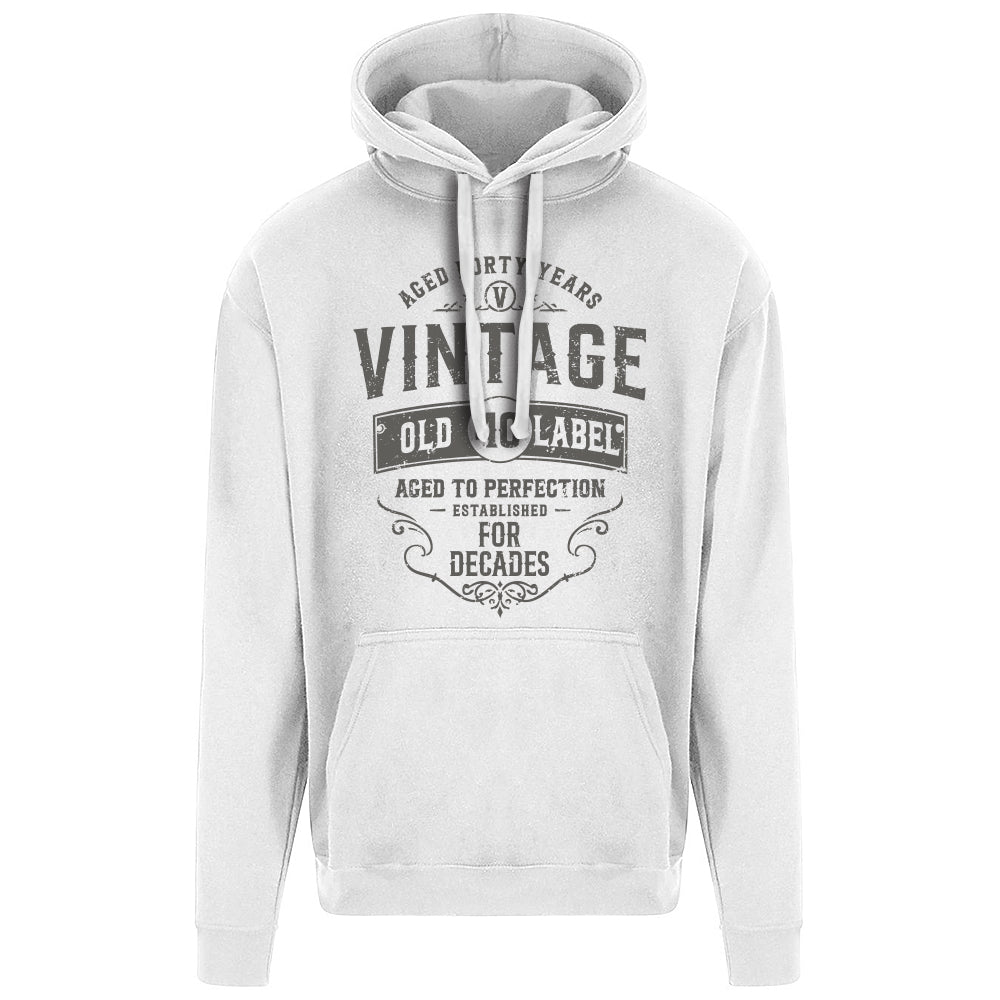 Vintage Forty Funny Birthday Hoodie