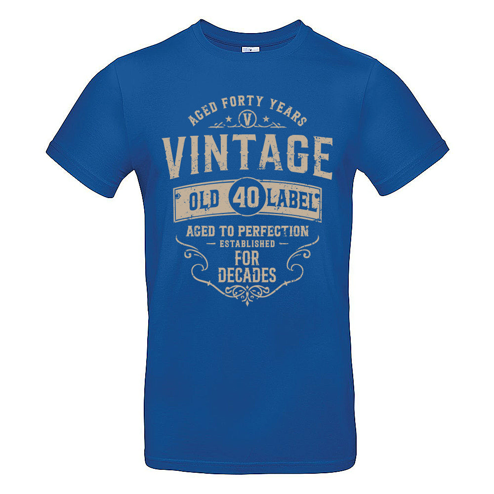 Vintage Forty Funny Birthday T-Shirt