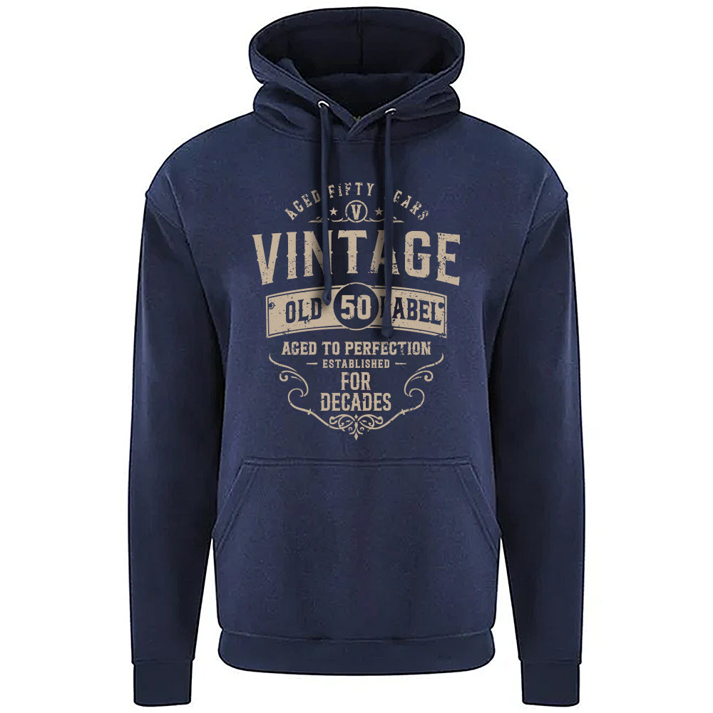 Vintage Fifty Funny Birthday Hoodie