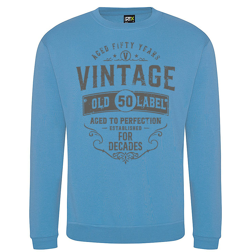 Vintage Fifty Funny Birthday Sweatshirt