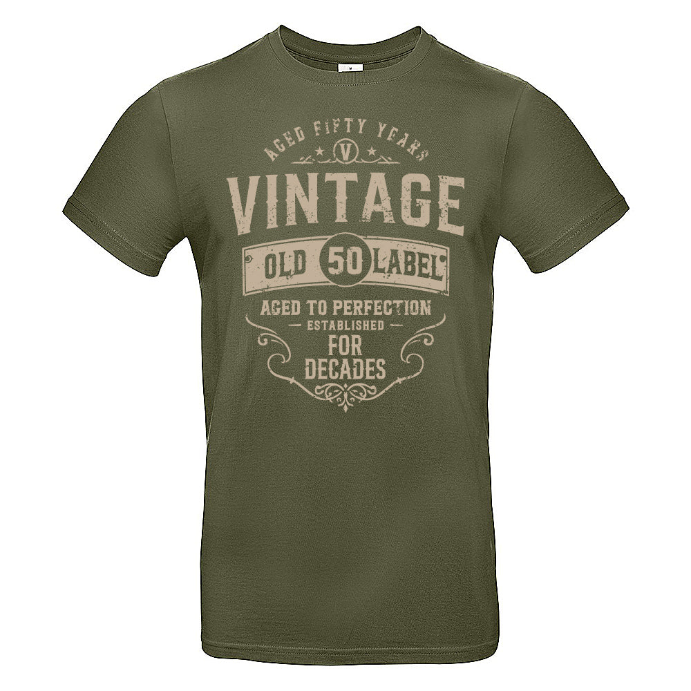 Vintage Fifty Funny Birthday T-Shirt