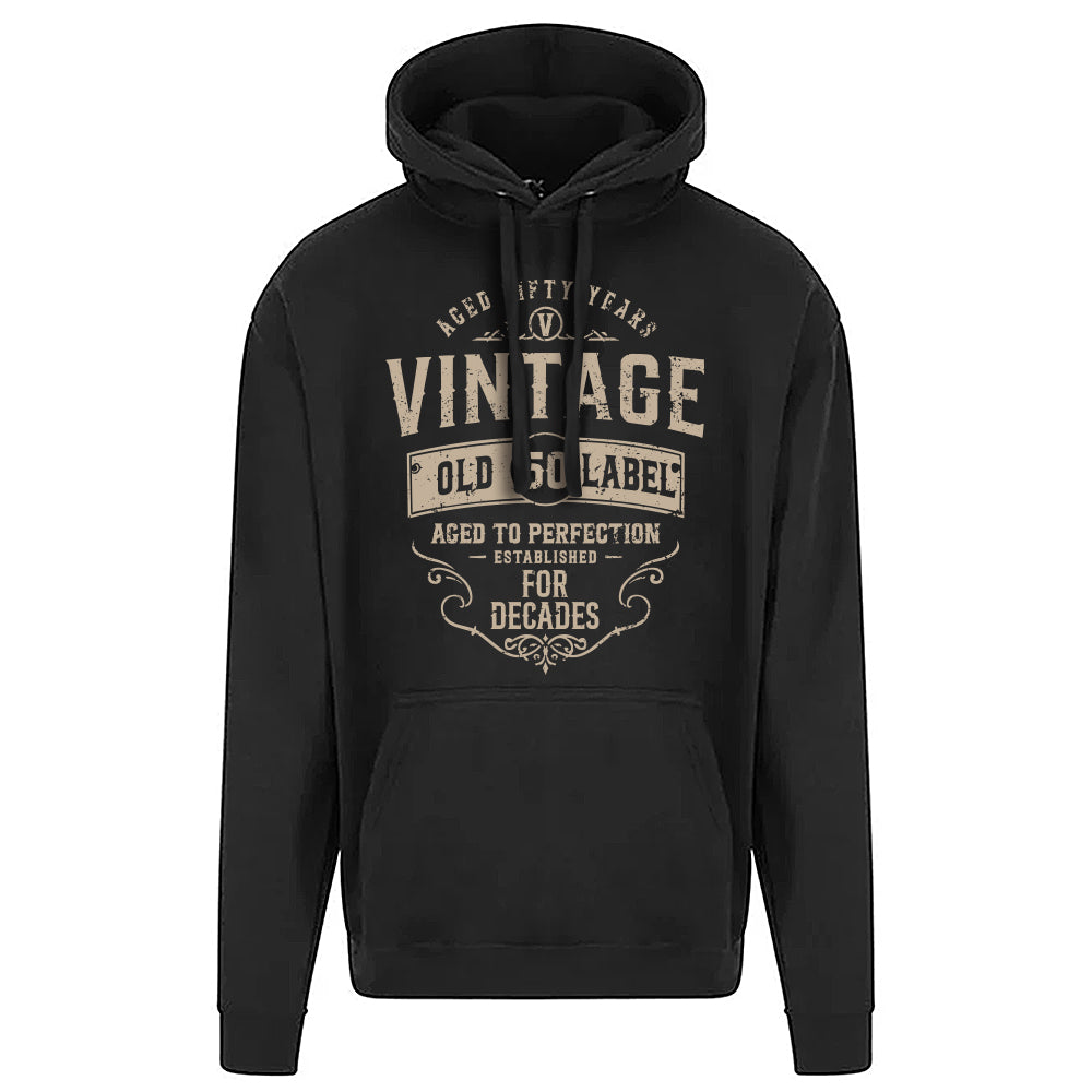 Vintage Fifty Funny Birthday Hoodie