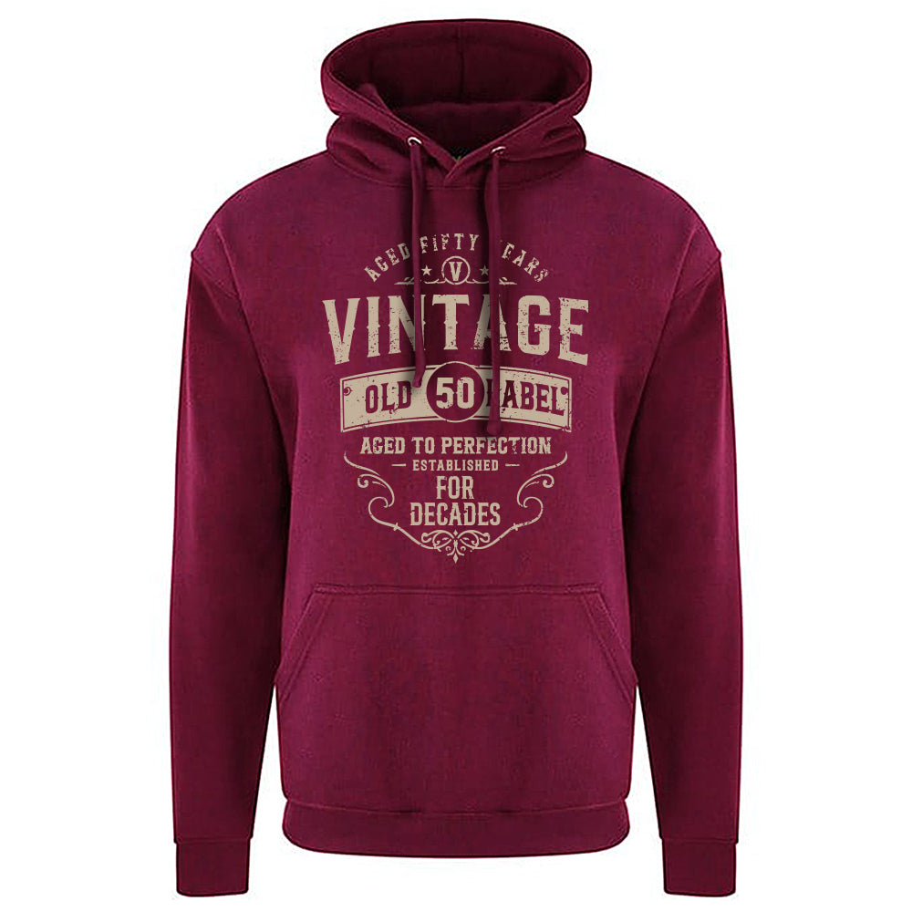 Vintage Fifty Funny Birthday Hoodie