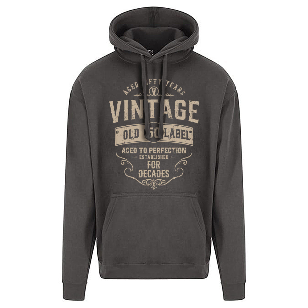 Vintage Fifty Funny Birthday Hoodie