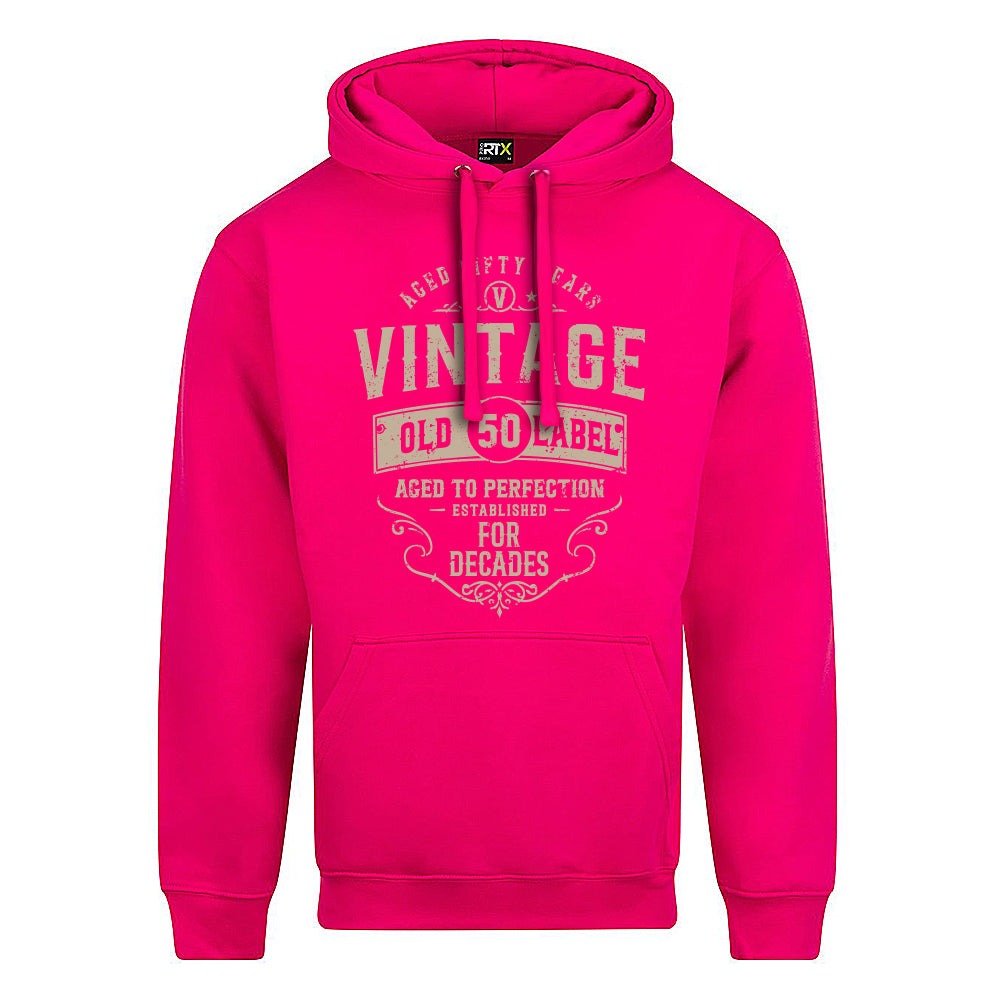 Vintage Fifty Funny Birthday Hoodie