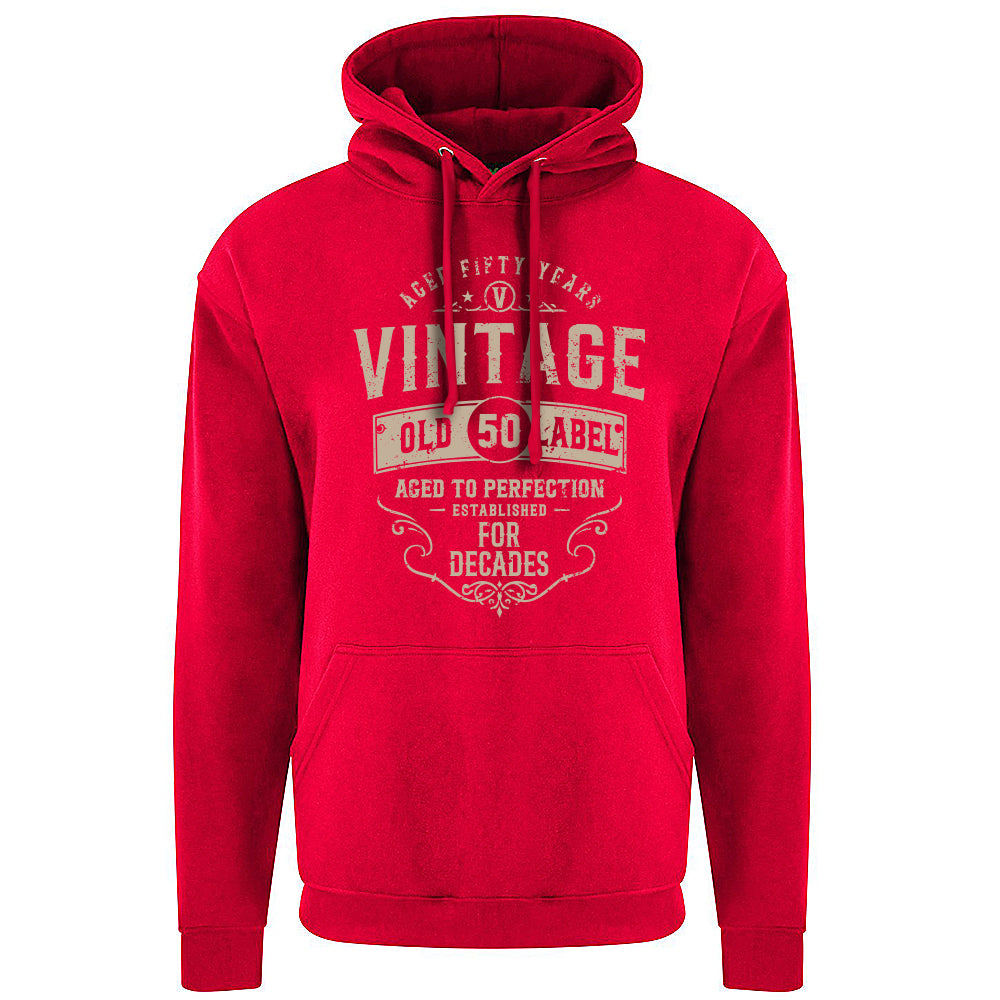 Vintage Fifty Funny Birthday Hoodie