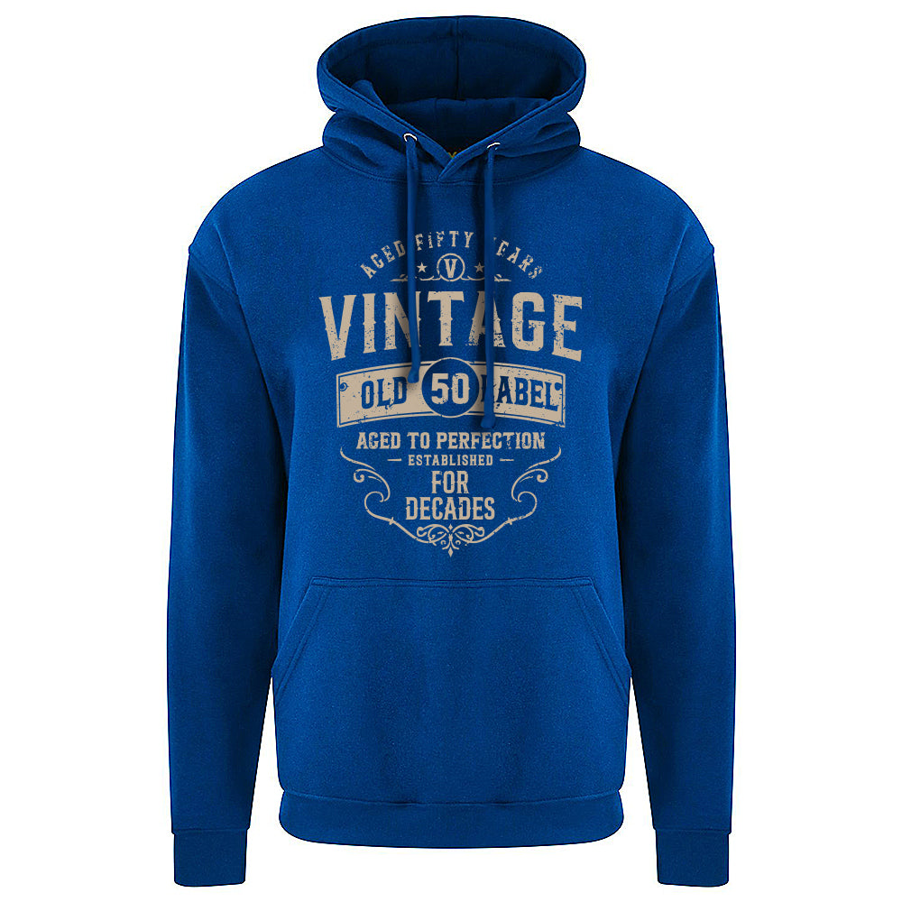 Vintage Fifty Funny Birthday Hoodie