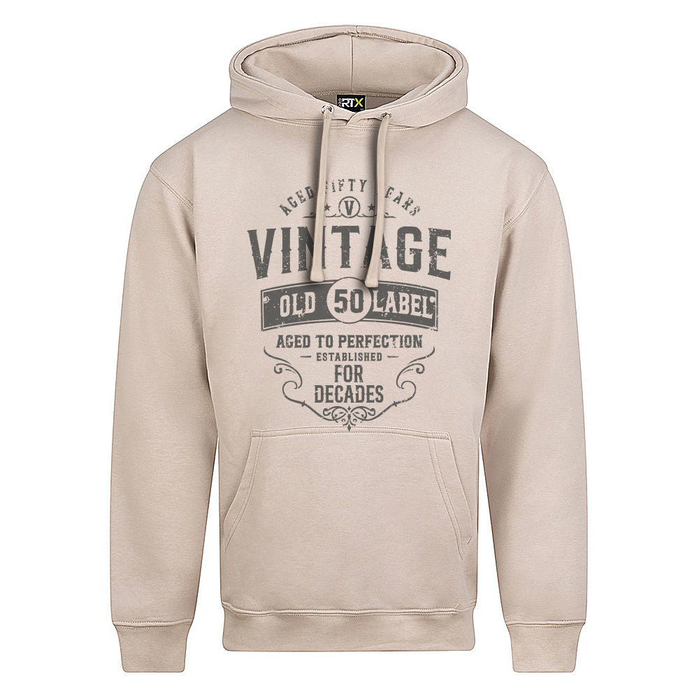 Vintage Fifty Funny Birthday Hoodie