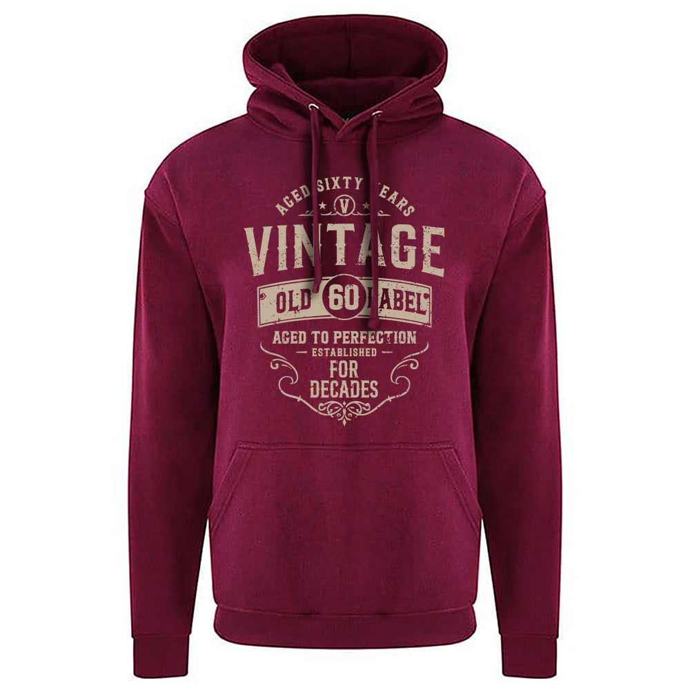 Vintage Sixty Funny Birthday Hoodie