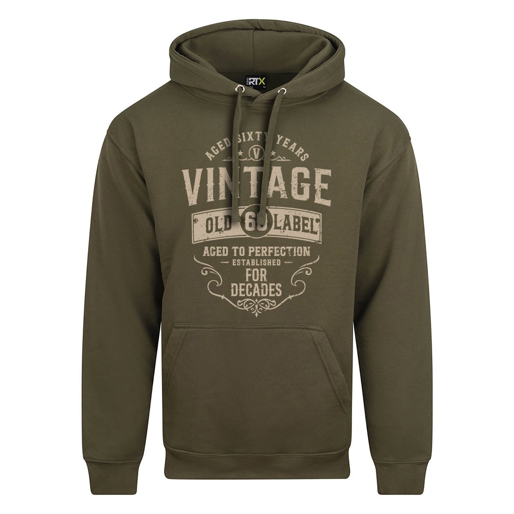 Vintage Sixty Funny Birthday Hoodie