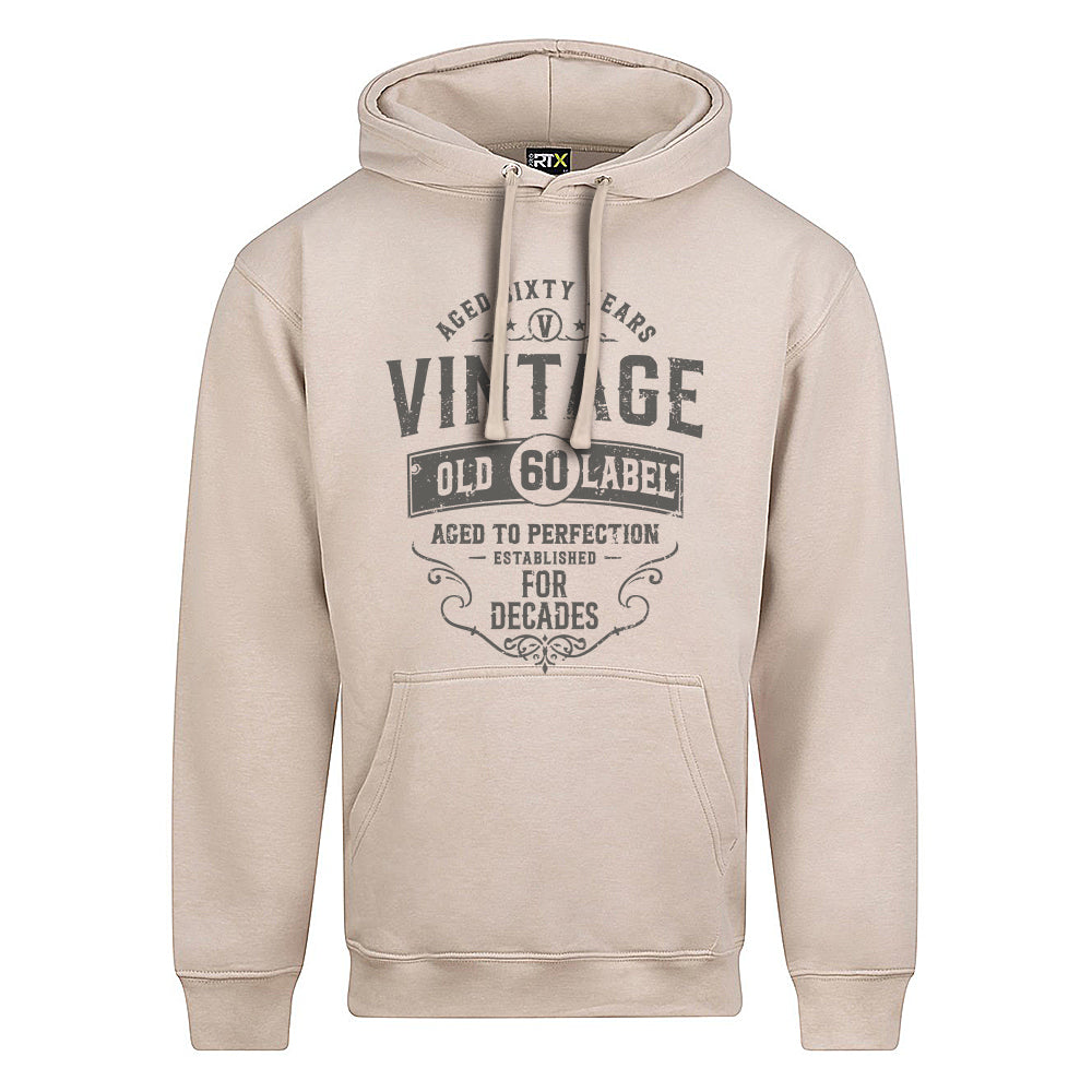 Vintage Sixty Funny Birthday Hoodie