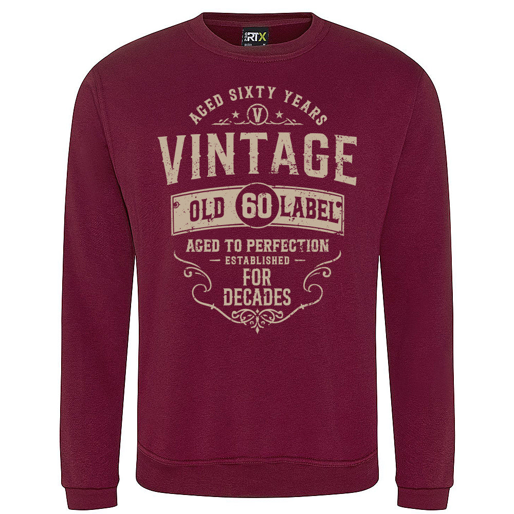 Vintage Sixty Funny Birthday Sweatshirt