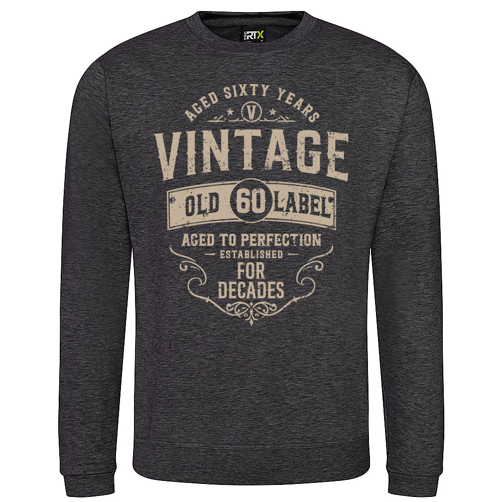 Vintage Sixty Funny Birthday Sweatshirt
