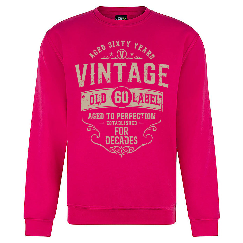 Vintage Sixty Funny Birthday Sweatshirt