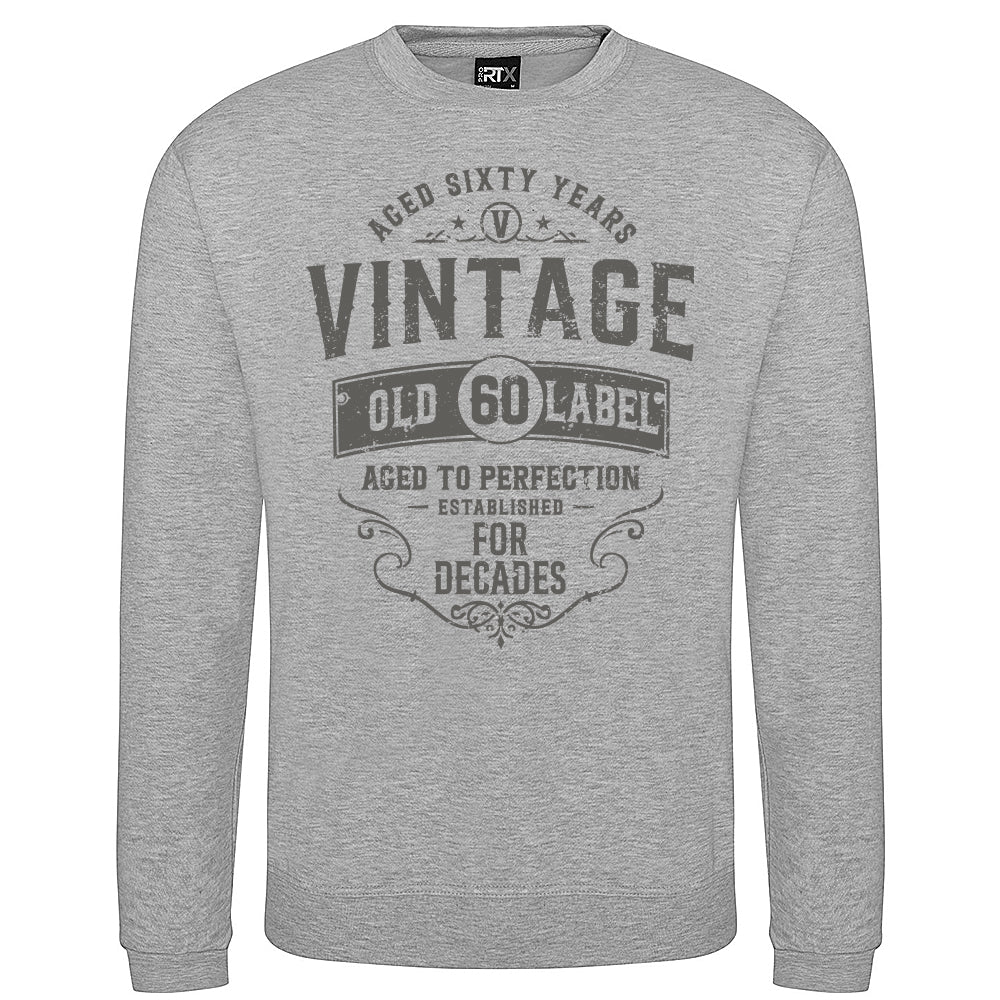 Vintage Sixty Funny Birthday Sweatshirt