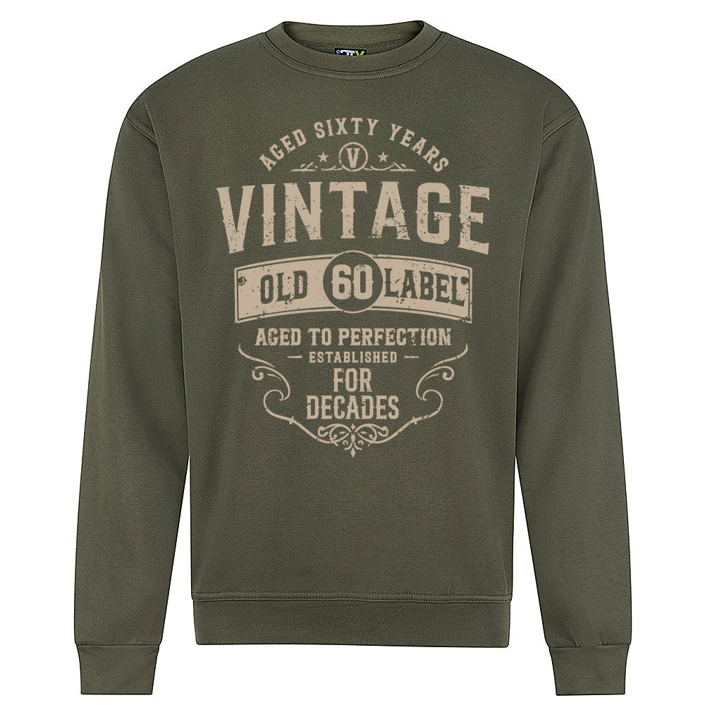 Vintage Sixty Funny Birthday Sweatshirt