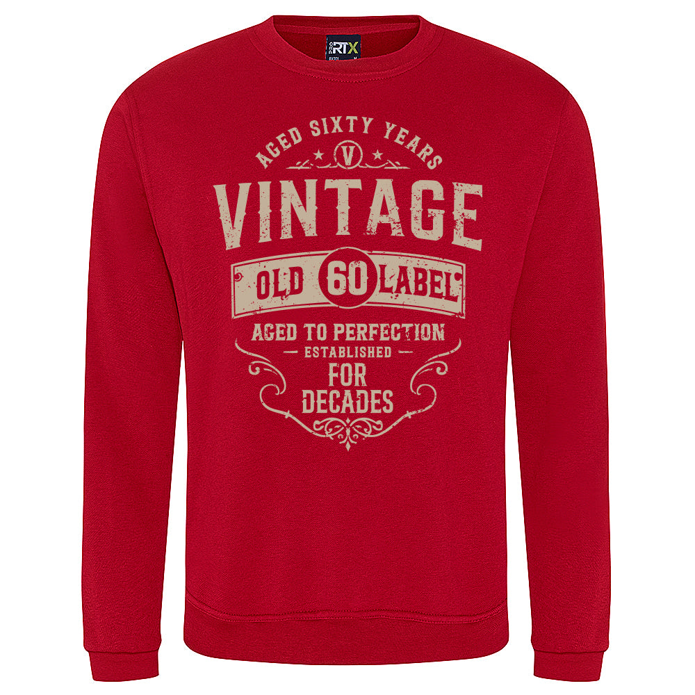 Vintage Sixty Funny Birthday Sweatshirt