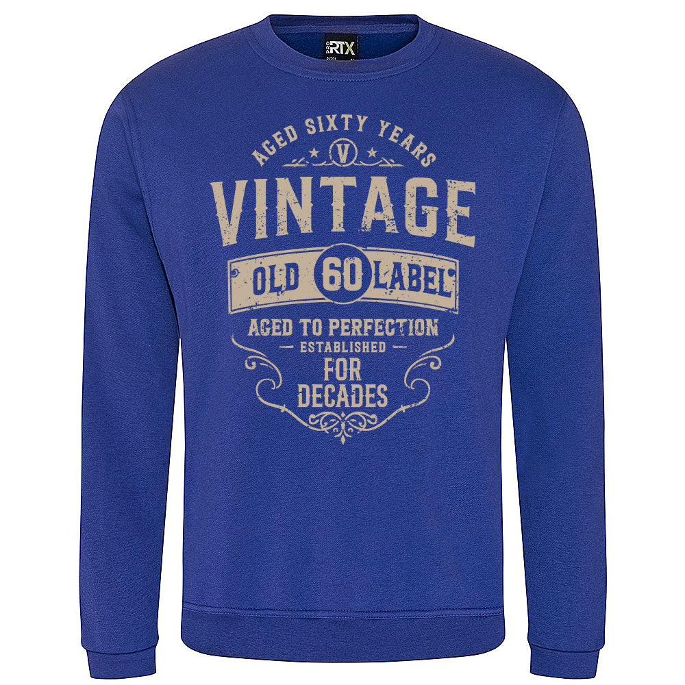 Vintage Sixty Funny Birthday Sweatshirt