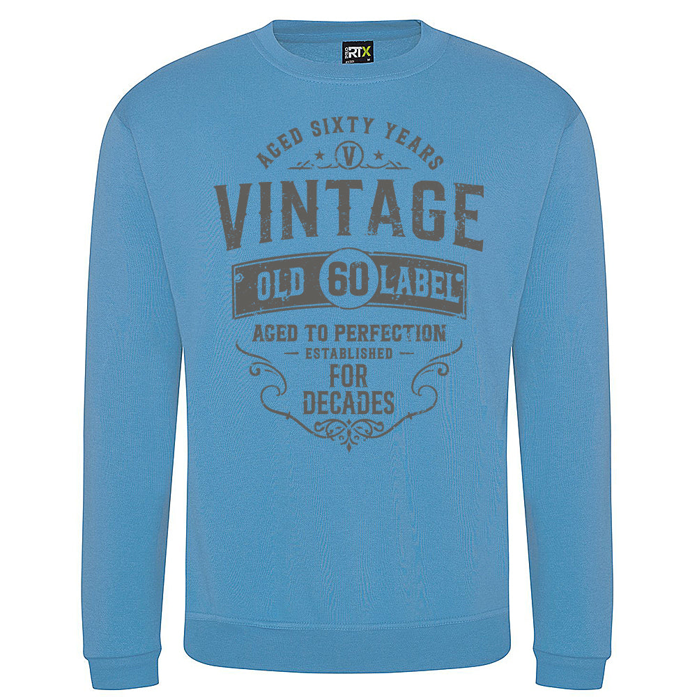 Vintage Sixty Funny Birthday Sweatshirt
