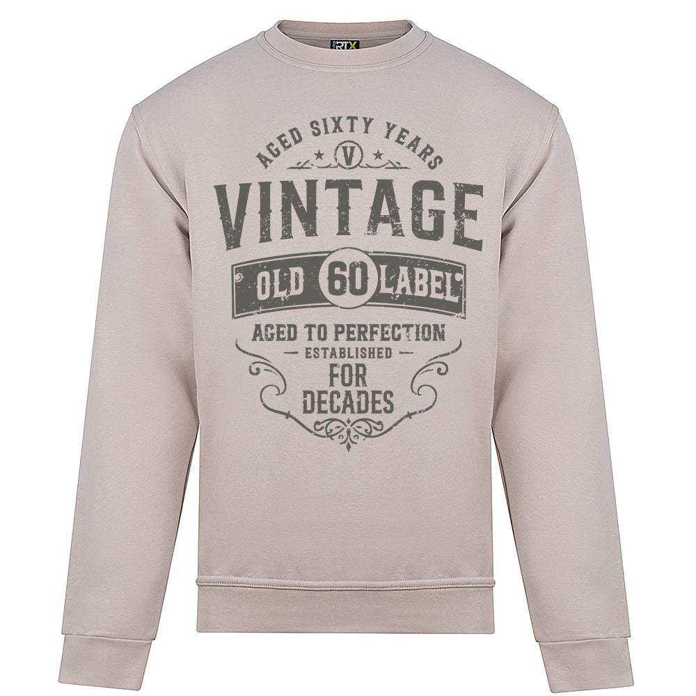 Vintage Sixty Funny Birthday Sweatshirt