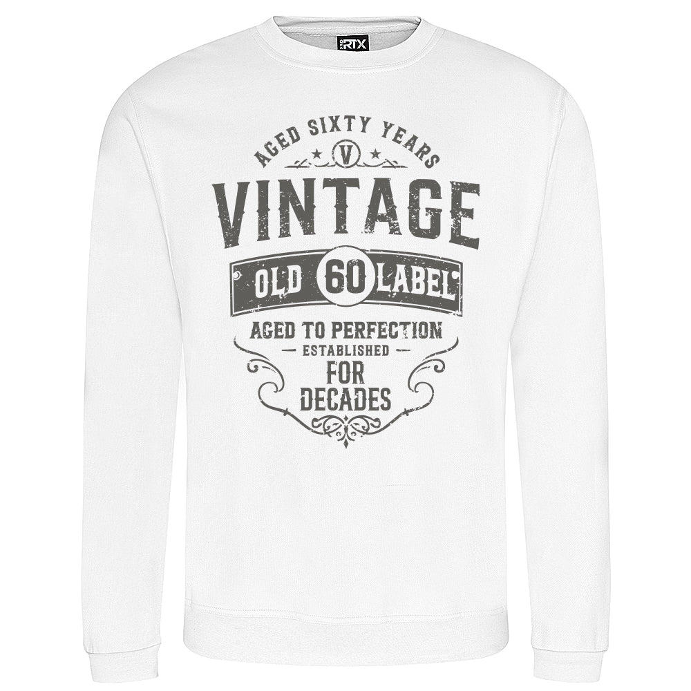 Vintage Sixty Funny Birthday Sweatshirt
