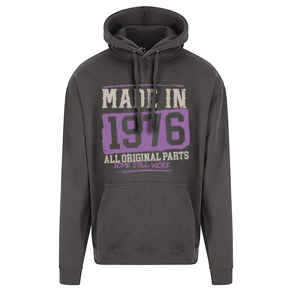 Made In 1976 Funny Birth Year Hoodie