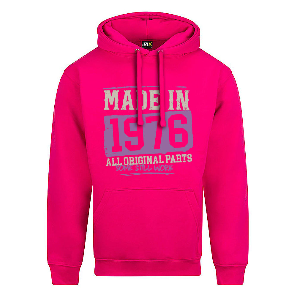 Made In 1976 Funny Birth Year Hoodie
